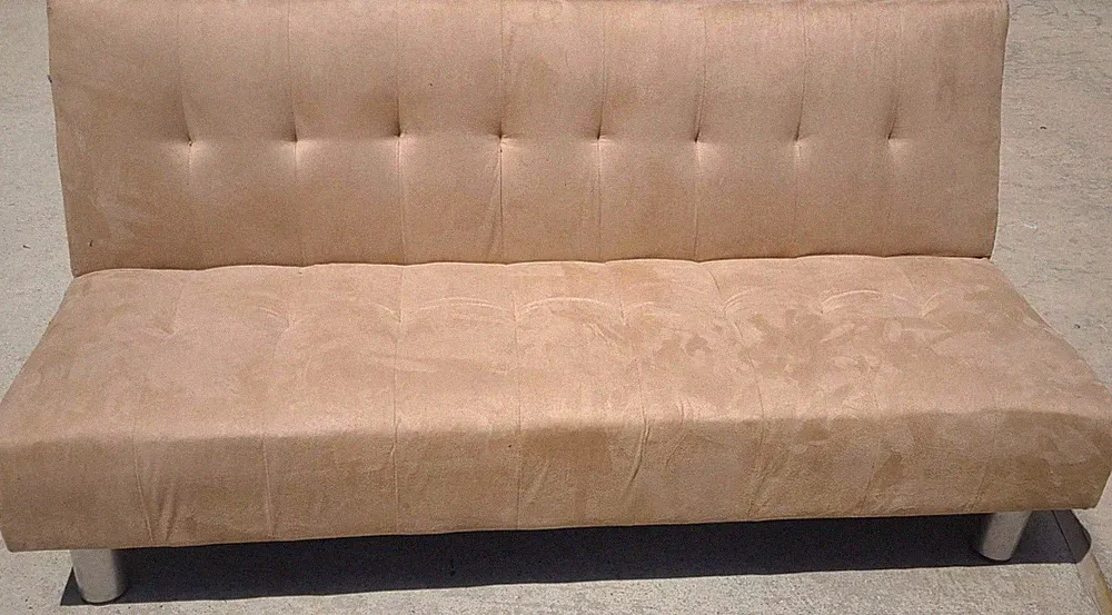Beige Futon Couch For Sale: 70 X 44 LOCAL PICKUP ONLY USED COUCH/USED FUTON