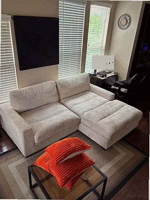 Beige Sectional Sofa + Chaise