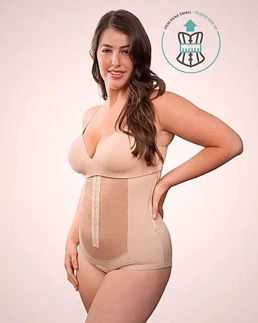 Bellefit Postpartum Dual-Closure Girdle C-Section Recovery Compression Zipper