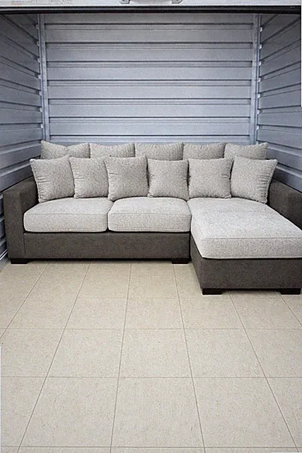 Benchcraft Clairette Court 2-Piece Sectional with Chaise-Alloy