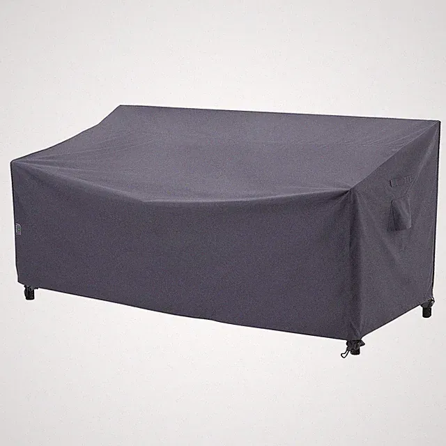 Best F&J Outdoors Heavy Duty Waterproof UV Resistant I Shape 3Seater Patio Sofa