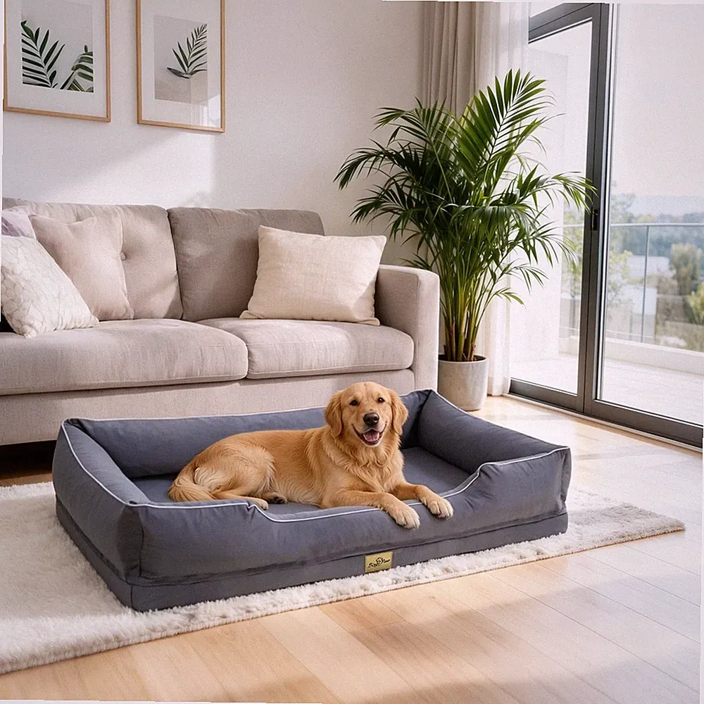Bingopaw Sofa Dog Pet Bed With Washable Removable Cover Scratch Resistant