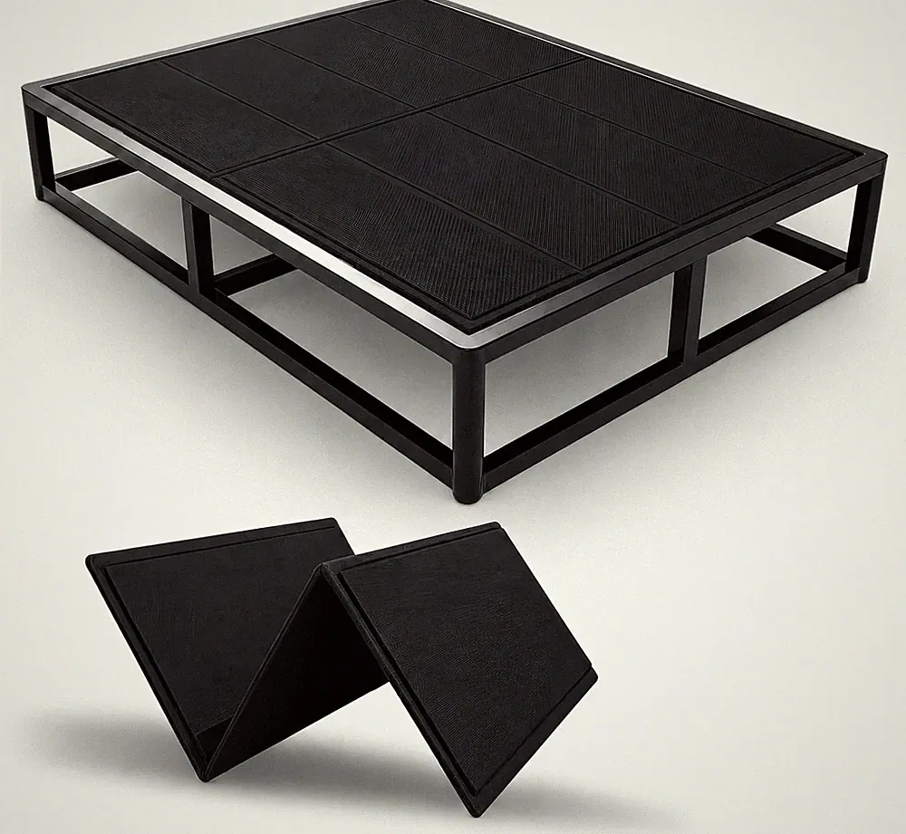 Black Bunkie Board(60X76) under Mattress Support, Breathable, Anti-Sag, | Moistu