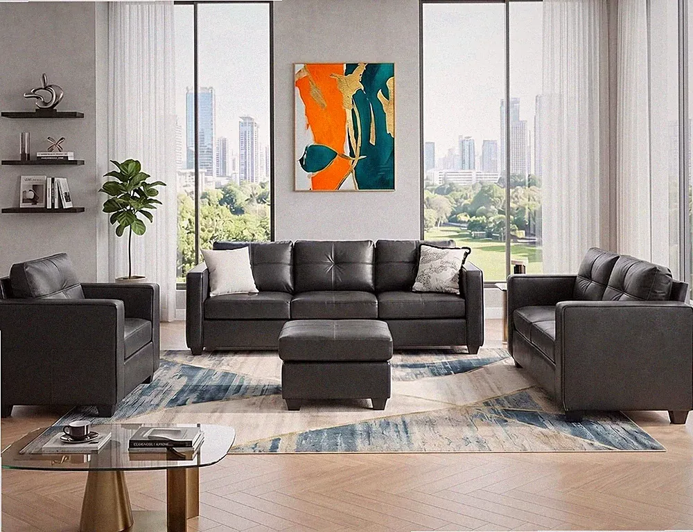 sectional sofas for living room five piece faux leather