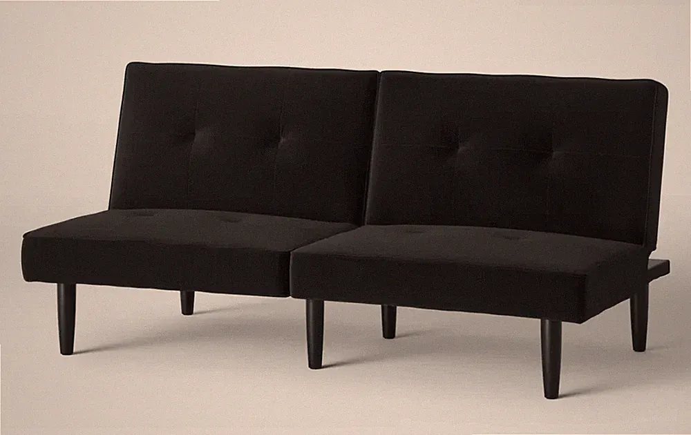 BLACK FUTON SOFA - Room Essentials - NEW IN BOX!
