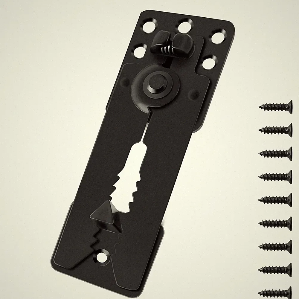 Black Sectional Couch Connector with Screws Heavy Duty Sofa Alligator Clamps