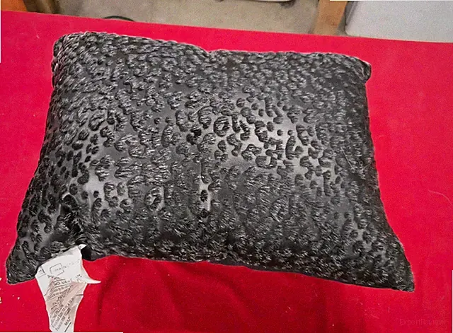 Black Throw Pillow