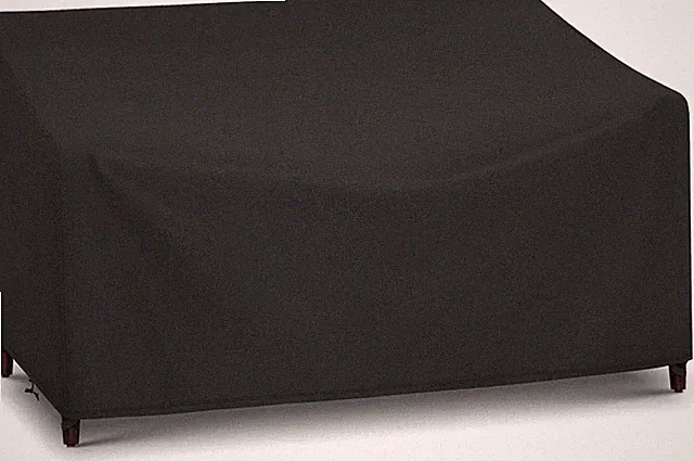 Black Weatherproof Outdoor Loveseat Cover Arcedo 54x37x35 for Patio Sofa