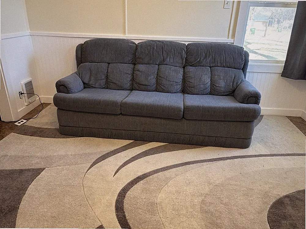 Blue La Z Boy Sleeper Sofa