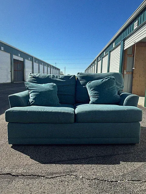 Blue Loveseat Couch
