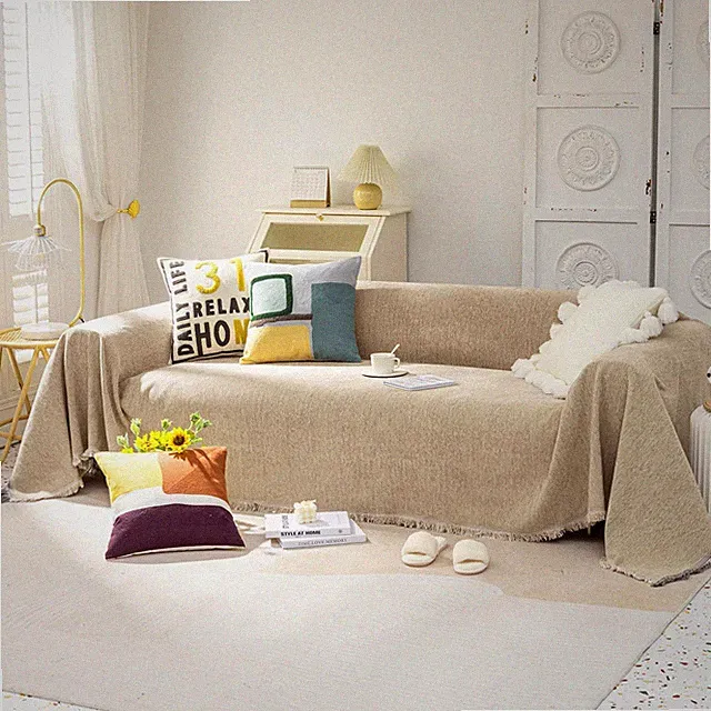 Boho Couch Cover, Large Couch Cover for Sectional Sofas, Dog Sofa Cover for 2...