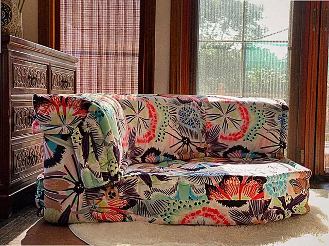 Boho French Moroccan Modular Sectional Mah Jong Sofa Custom Couch - Big Corner
