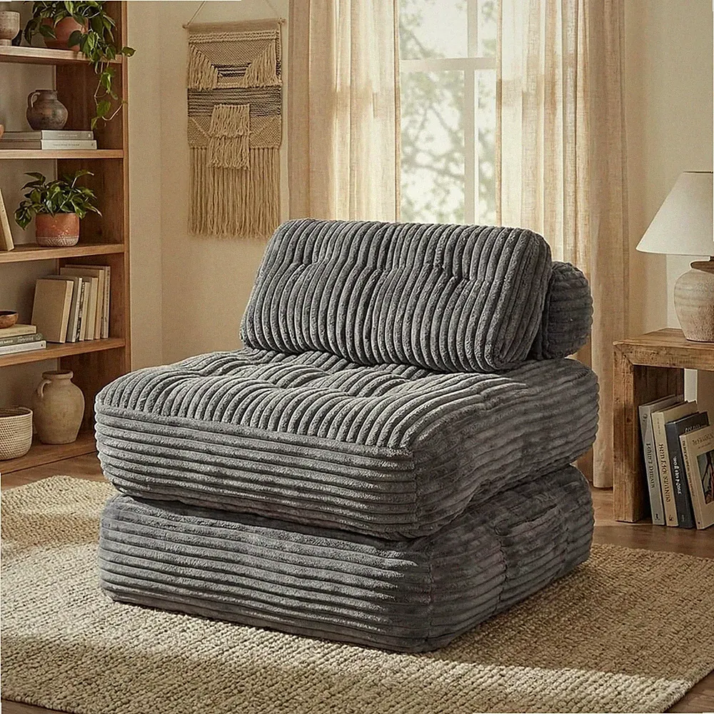 Boneless Chair, Folding Sofa Bed with Pillow Sleeper Sofa with Back Support, Sle