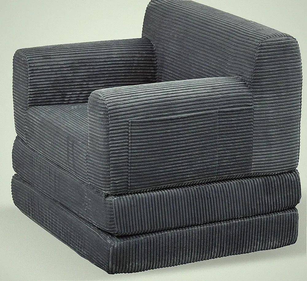 Boneless Couch Sofa Bed, Convertible Sleeper Chair 84"x35" No Assembly