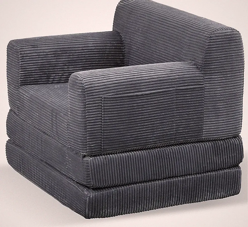 Boneless Couch Sofa Bed, Convertible Sleeper Chair 84"x35" No Assembly