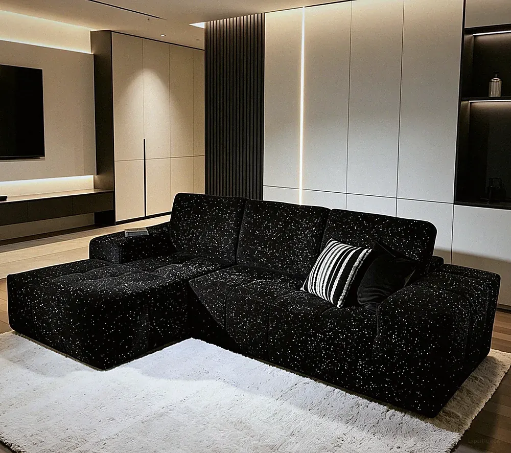 Boneless Couches For Living Room, Grenn Cloud Sectional Couches With Chaise, Dee