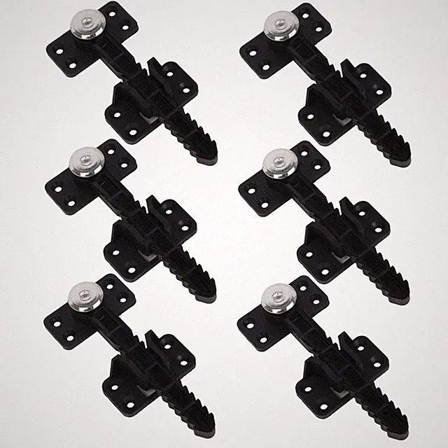 BQLZR 14x6cm Plastic Sectional Sofa Invisible Interlocking Sofa Connector Bra...
