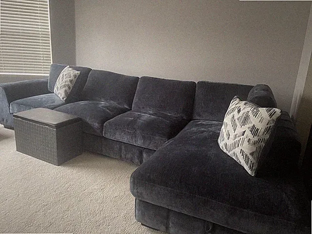 Brand New Large Sectional Navy Blue