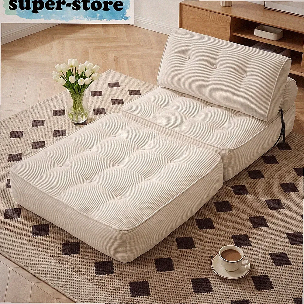 Breathable Folding Sofa Bed Convertible Floor Couch Sleeper Chair Compression