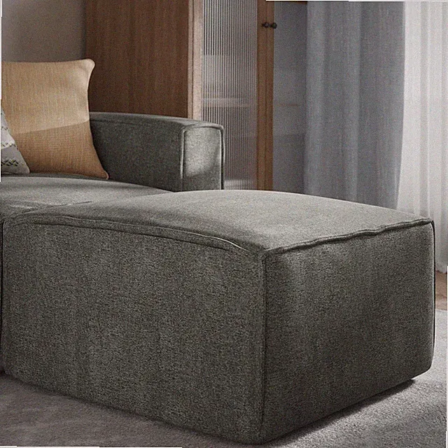 Bridgetown Fabric Ottoman Module for Sectional Sofa, Customizable Modular Couch