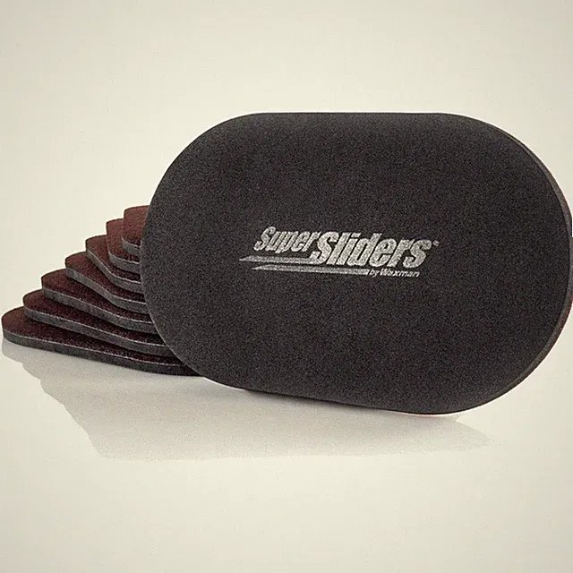 Brown Felt Furniture Sliders - Heavy-Duty 8 Pack for Smooth Furniture Relocation