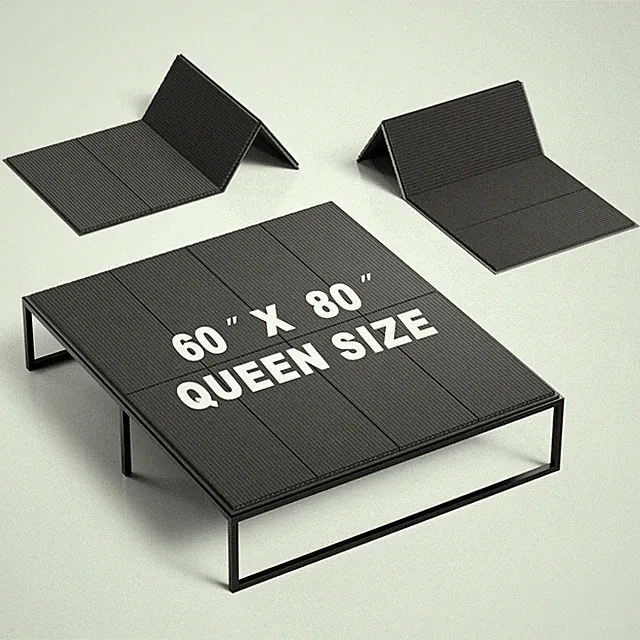 Bunkie Board Queen (60X80) 10Mm H-Strength Rib Bed Boards for under Mattress, An