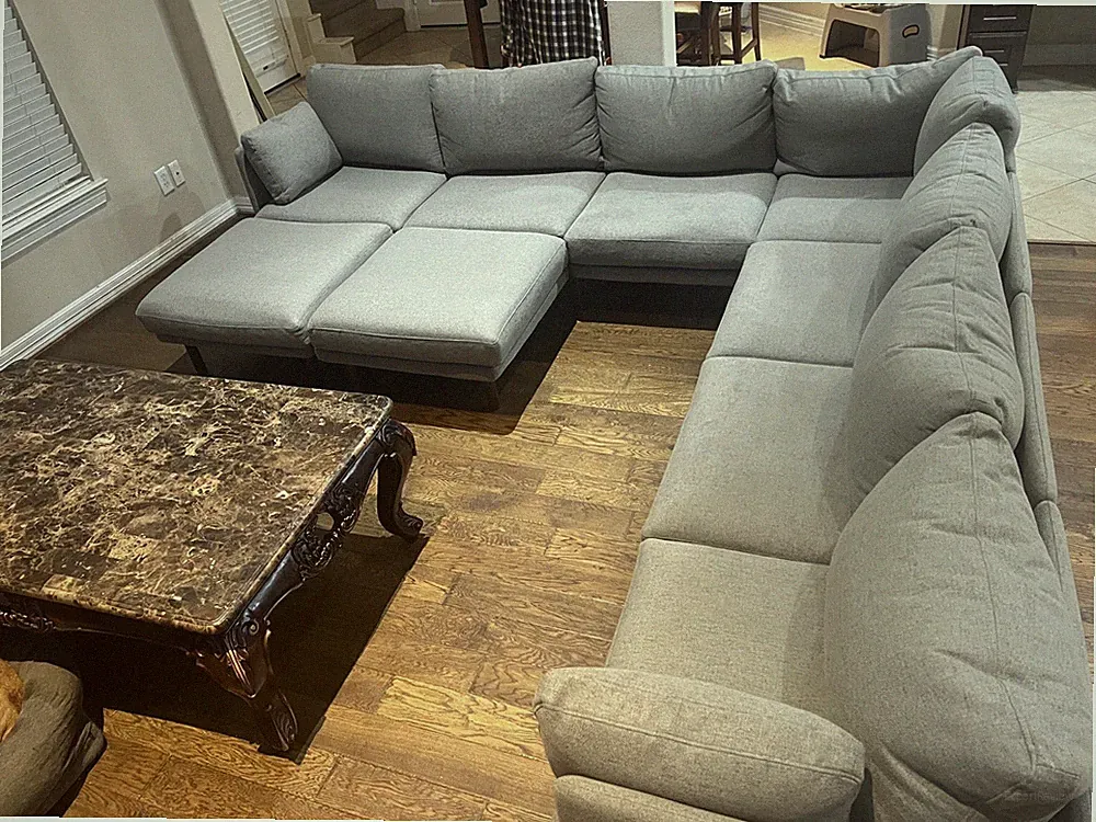 Burrow Nomad 7 Seat Corner Sectional Sofa With Chaise