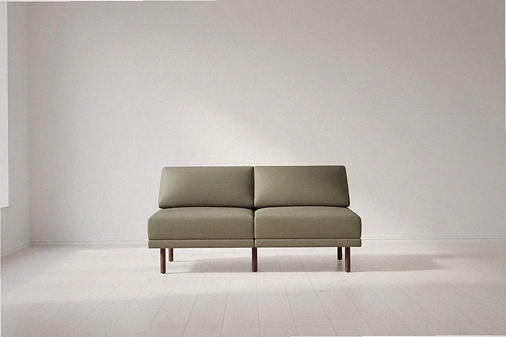 Burrow Range Moss Green 2 Pc Sofa Couch FFE-1385