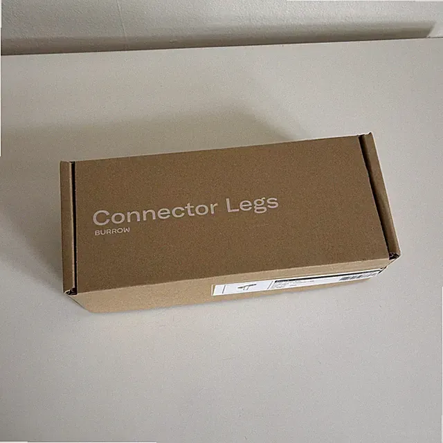 Burrow Range Sofa Connector Legs Black Replacement Parts Set New Open Box