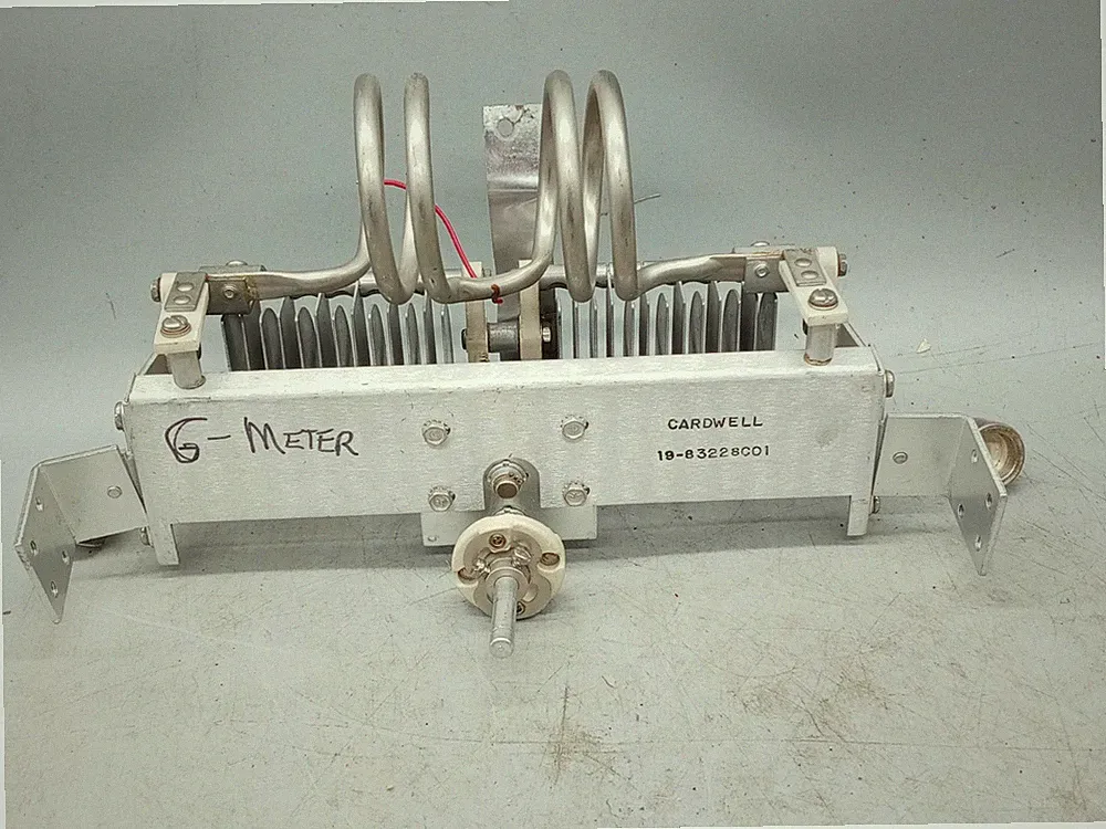 Cardwell Dual Section Variable Tuning Capacitor RIGHT ANGLE DRIVE 6 METER ??