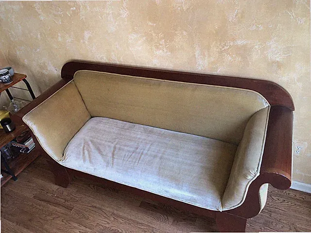 Carved Mahogany Classical Sofa