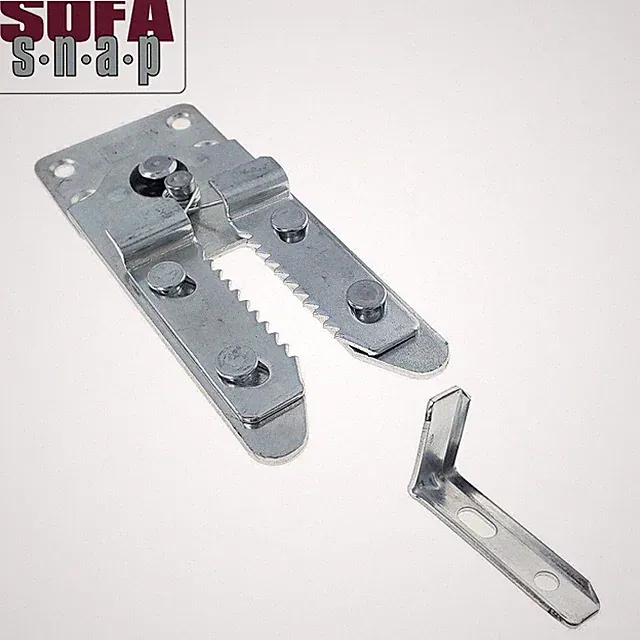 CASE PACK Sofa Snap Sectional Couch Connector (Flat Fixed Mount #910)