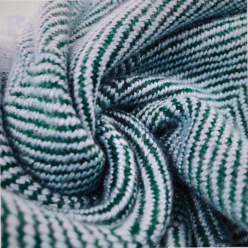 Cashmere Throw "Sikles" Handcrafted From Nepal, Bed & Sofa Blanket, 138 x 246 cm