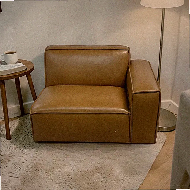 Castlery Jonathan Leather Right Arm Sofa