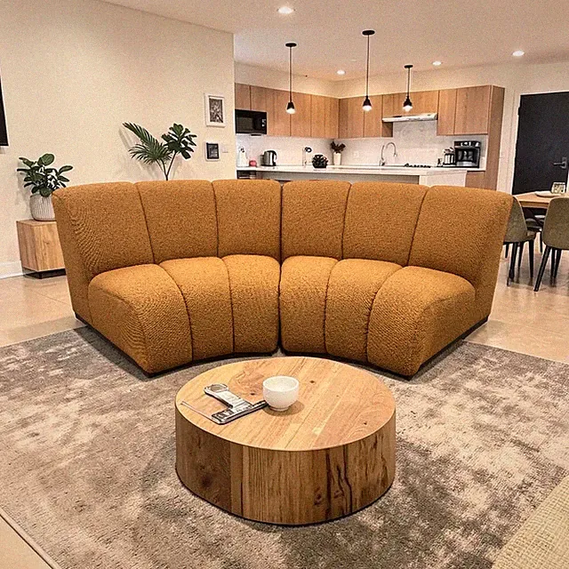 Castlery Marlow Performance Bouclé Wedge Couch