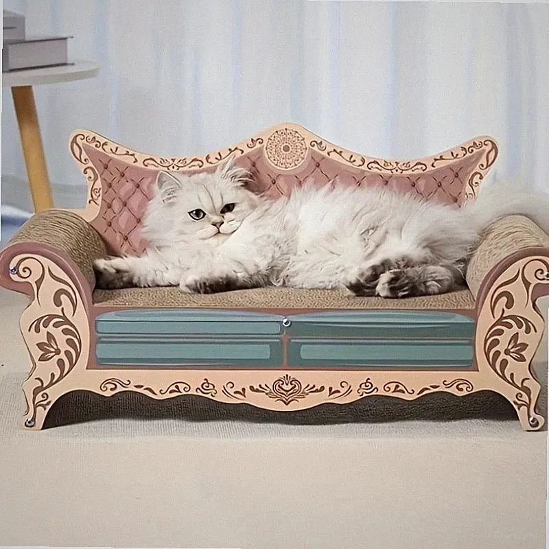 Cat Scratch Board Cat Bed Sofa Cat Bed Integrated shaped Vertical Wear resistant