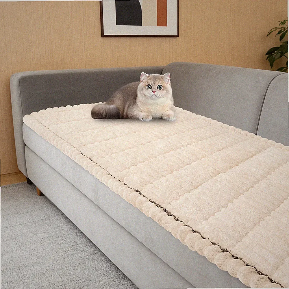 Cat-Scratch Resistant Couch Cover Pet Friendly Sofa Couch Protector Washable