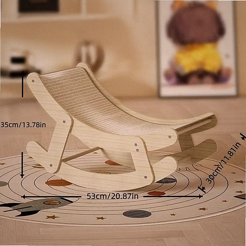 Cat Scratcher Bed Scratching Board Lounge Relaxing Sofa Scratch-resistant Sisal