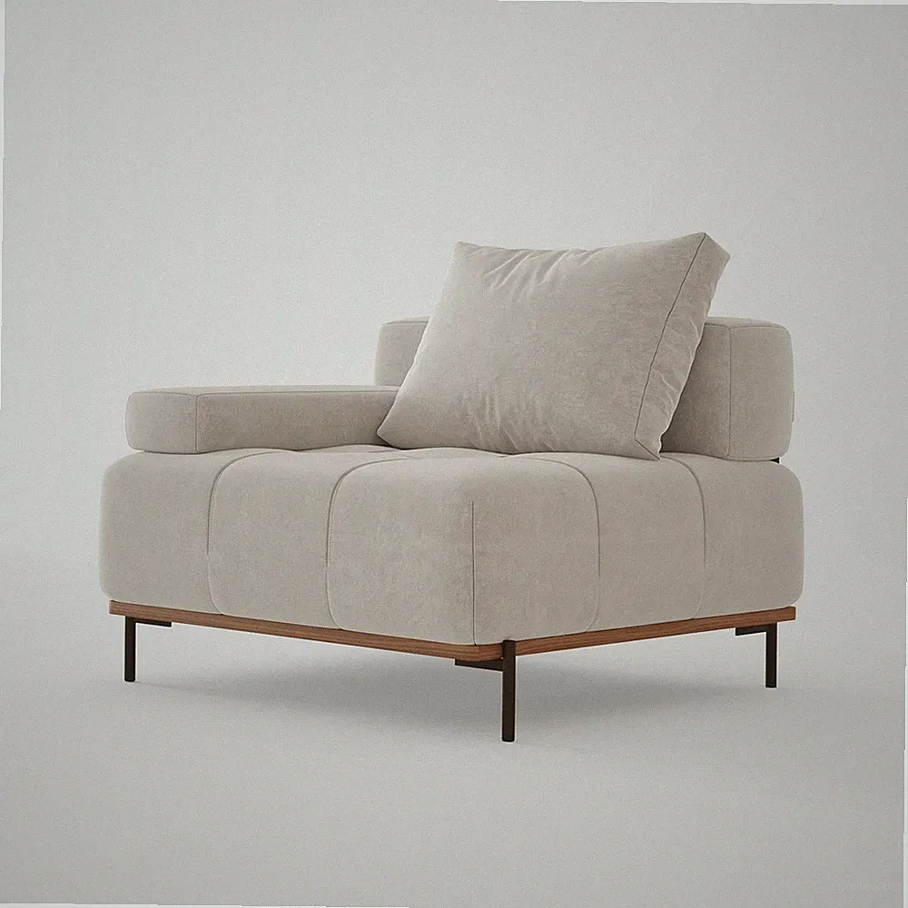 CENTURY MODERN MODULAR AZY906 - ACANVA CONVERTIBLE MODULAR SOFA MID