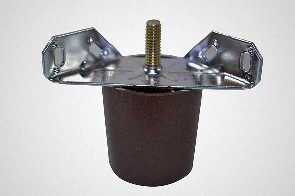 Chair Sofa Sectional Leg Bracket Fits 1/4 Inch Bolt