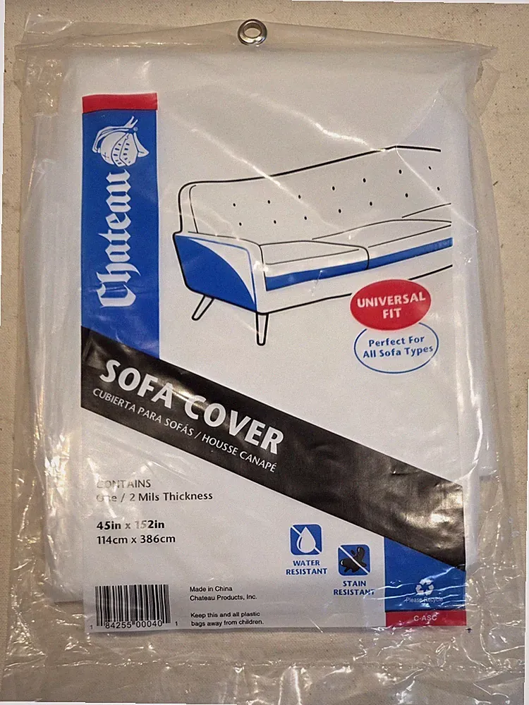Chateau Sofa Cover Protector Couch Moving Storage Bag Heavy Duty 2 Mil