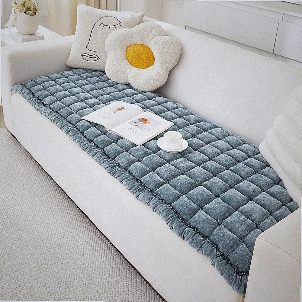 Chenille Dog Couch Cover Protector, Non-Slip Sofa Topper for Dogs & Cats, Thi...