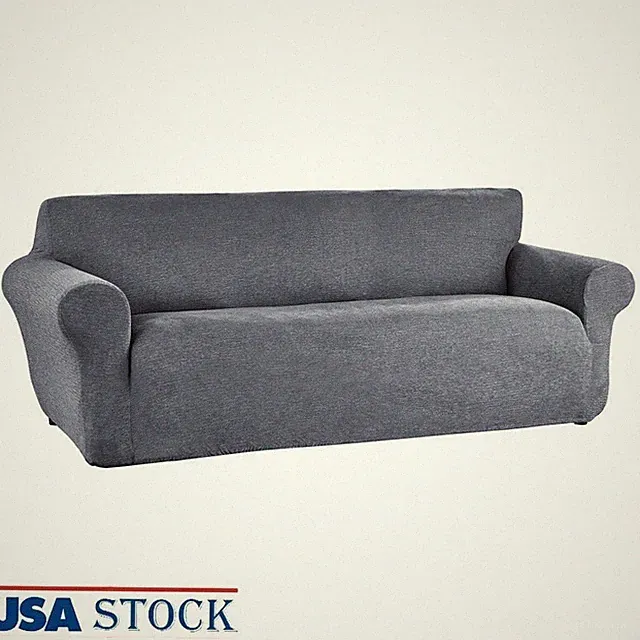 Chenille Stretch Sofa Slipcover Soft Durable Pet Friendly Machine Washable New
