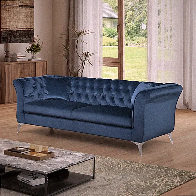 Chesterfield sofa ,Stanford sofa , high quality Chesterfield sofa ,AZURE BLUE