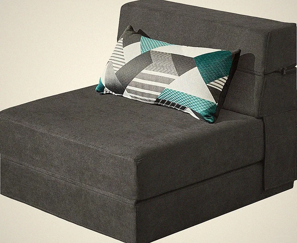 Chic Convertible Futon Couch with Memory Foam Comfort – Single & Space-Efficient