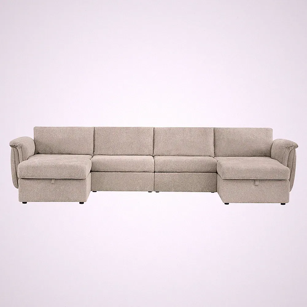 CHITA Extra Large Sectional Couches, Cloud Modular Sectional Sofa with Chaise