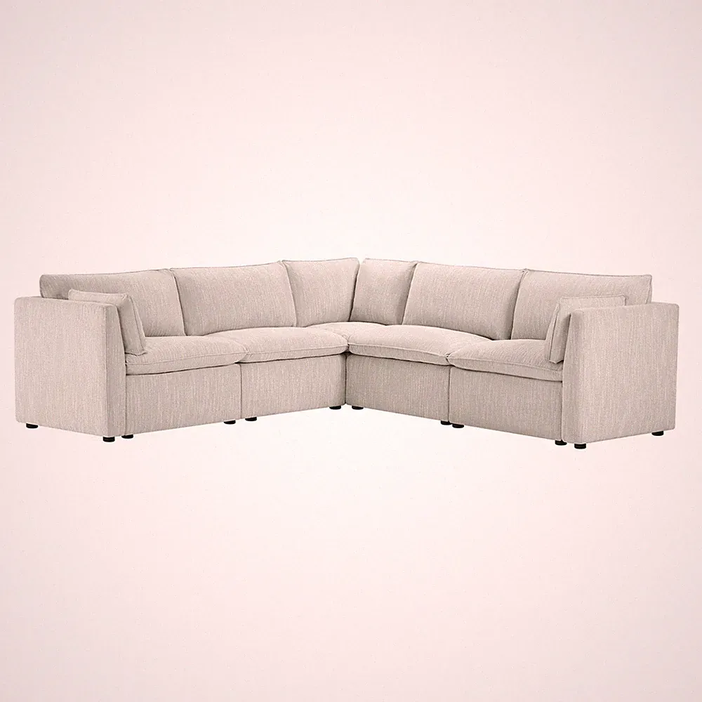 CHITA Luxury Oversized Sectional Sofa Couch,Premium Down Filled Cloud Sofa
