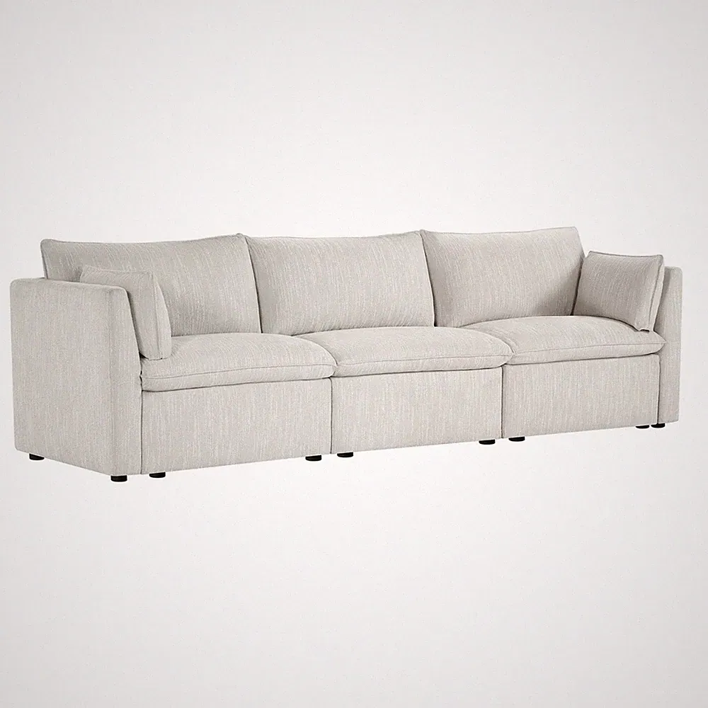 CHITA Luxury Oversized Sectional Sofa Couch,Premium Down Filled Cloud Sofa