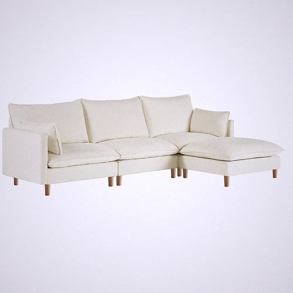 CHITA Modular Sectional Comfy Chenille Sofa,L-Shaped Oversized Cloud Couches