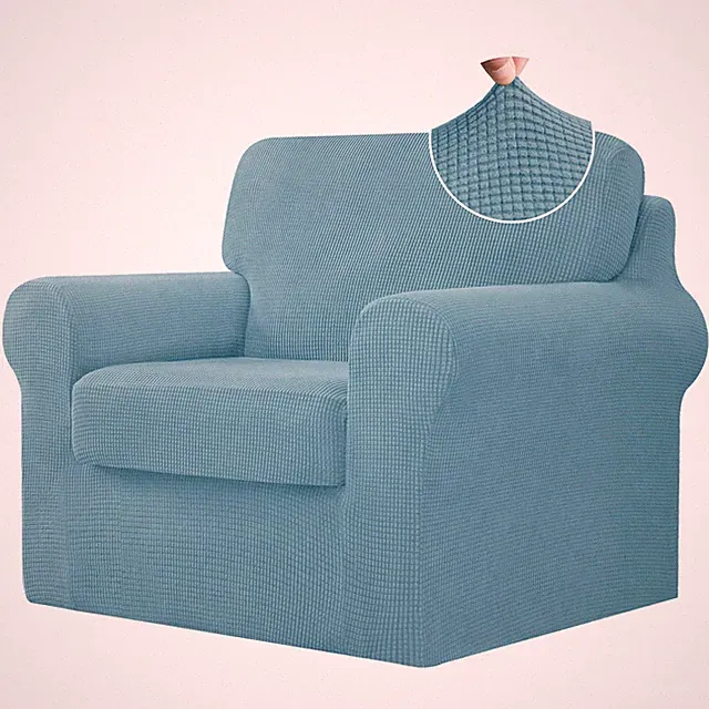 CHUN YI 3 Piece Armchair Cover, Stretch 1 Seater Couch Cover with 1 Separate...